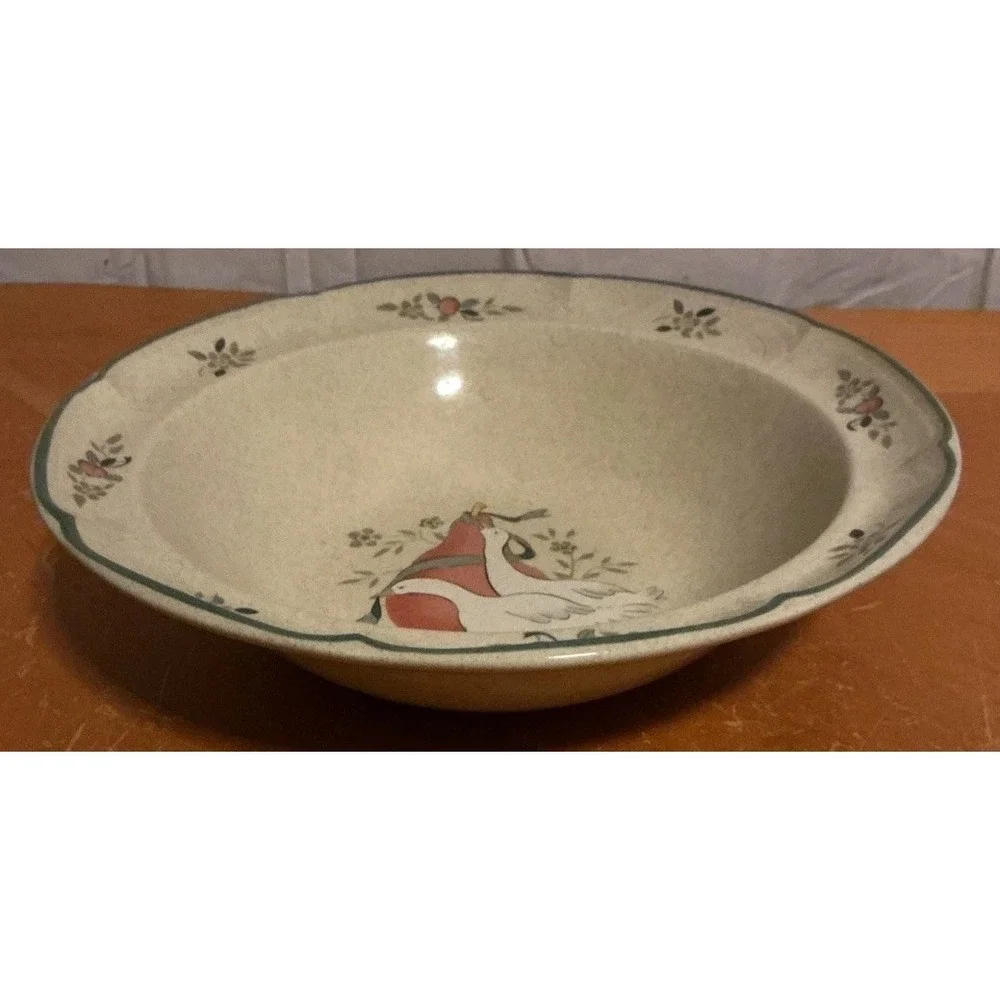 International Stoneware Marmalade Goose Serving Plate 12.25